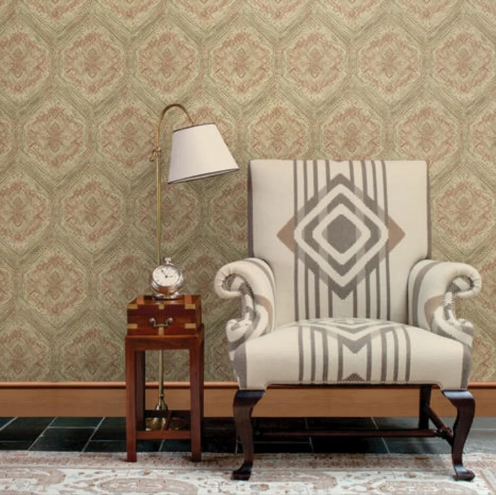 Wallpaper Hocking Hills Navajo Medallion Green